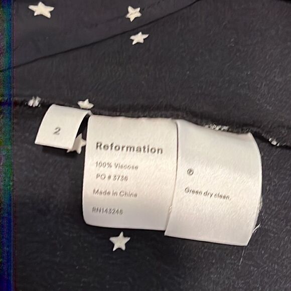 Reformation Lindsay Mini Dress Satellite
Star Slip Size 2 - Picture 10 of 11